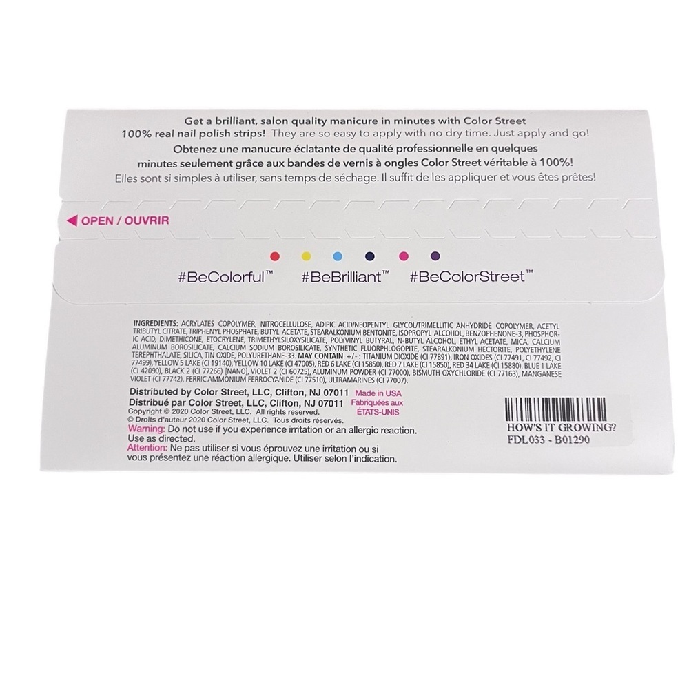 Color Street Hows it Growing Nail Polish Strips - Picture 4 of 4